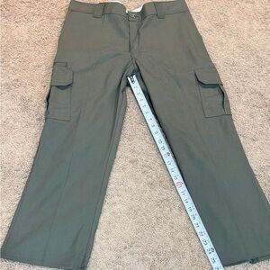 Dickies Men's Cargo Pants 36x26 Olive Straight Flex Work Wear NWT